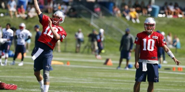 Tom Brady and New England Patriots Training Camp