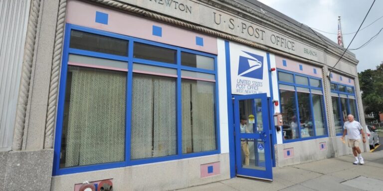 U.S. Post Office in Newton Center