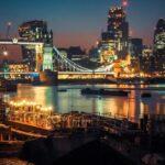 Activities in London City at Night
